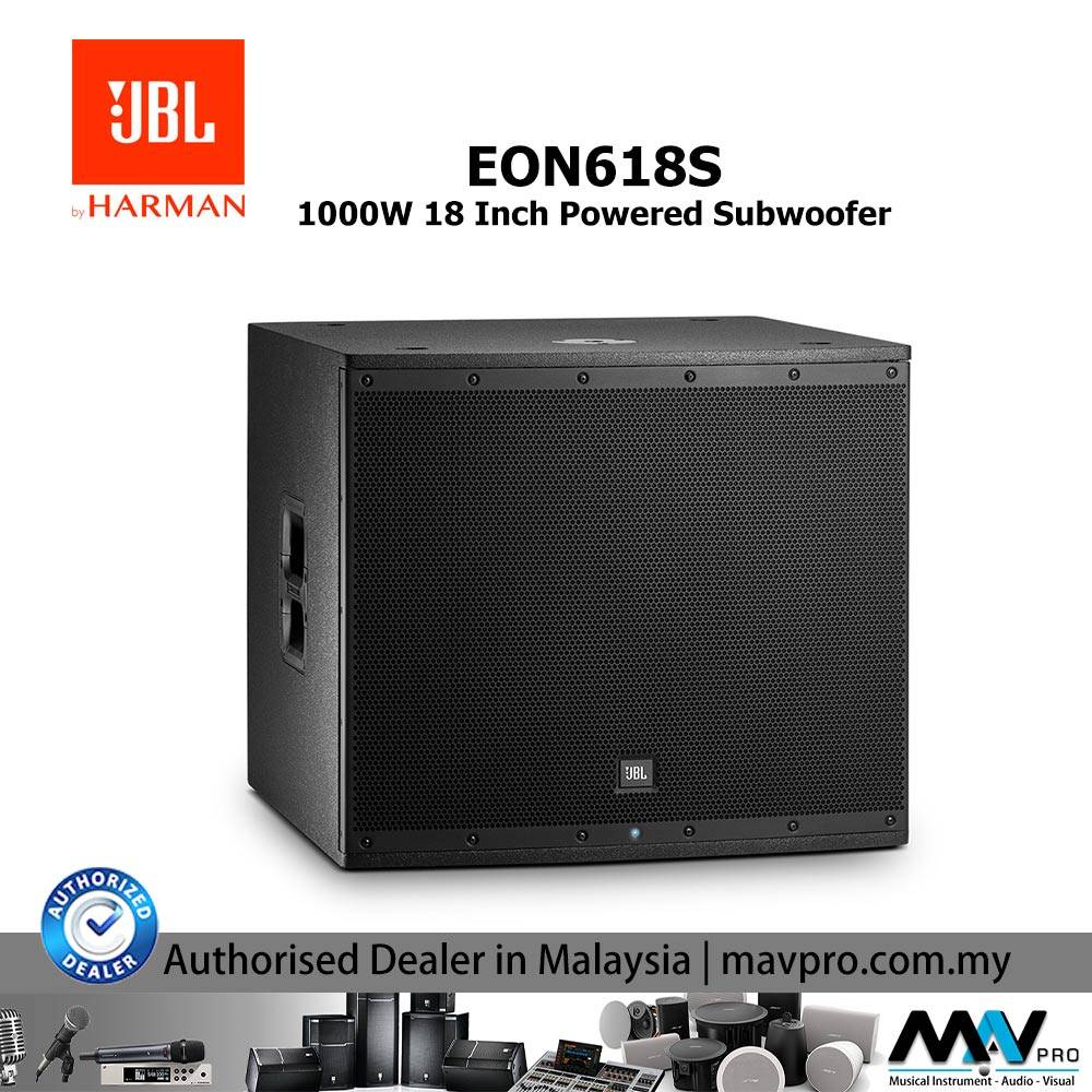 JBL EON618S 1000W 18 Inch Powered Subwoofer Mavpro Malaysia