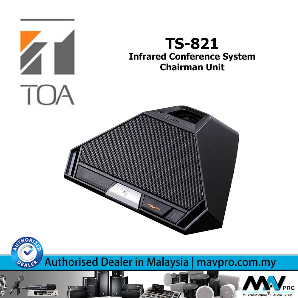 TOA TS821 Infrared Conference System Chairman Unit (TOA TS821) l